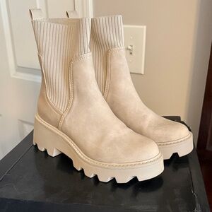 DV by Dolce Vita Beige Ankle Booties